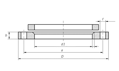 Фланцы нержавеющие плоские AISI304 DIN 2573 PN6