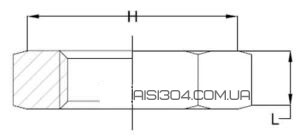 купить контргайка нержавеющая aisi 304 Киев