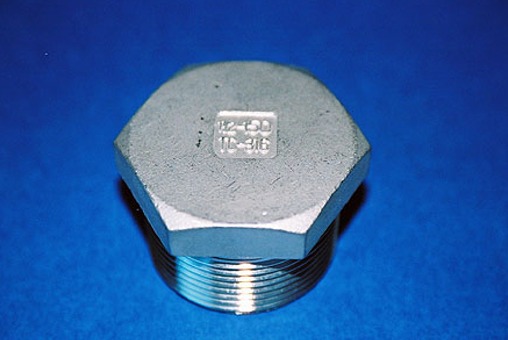 Заглушка резьбовая нержавеющая AISI316 / AISI304