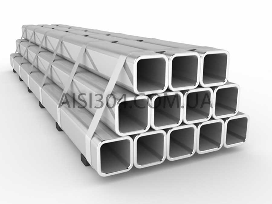 Труба квадратная нержавеющая aisi304